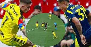 Andy Nájar fue gran protagonista disputando todo el encuentro donde eliminaron al América en el estadio Azteca. Foto: Concacaf