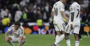 Real Madrid sufrió una dura derrota en el estadio Santiago Bernabéu y ahora tendrá que ir a remontar a Múnich si quiere estar en semifinales. Fotos EFE