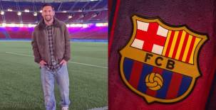 Messi apareció en el Camp Nou de forma inesperada y pidió ingresar al estadio de su exequipo.