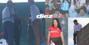 En el estadio Roberto Suazo Córdova se vivió un gran ambiente con la victoria del Olimpia. Fotos Alex Pérez.