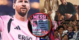 Leo Messi se encuentra en la misma ciudad donde nació Bad Bunny para disputar un duelo amistoso y ha desatado la locura de los aficionados que querían conocer al astro argentino.