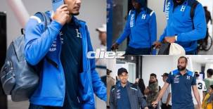 José Molina no regresó con los futbolistas porque se quedó en España para realizar una gira por diferentes países y reunirse con jugadores catrachos: así fue la llegada de los seleccionados al país. (FOTOS: Mauricio Ayala)