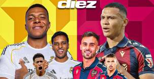 Kervin Arriaga enfrentará a las estrellas Mbappé, Vinicius, Camavinga y más del Real Madrid. Arte DIEZ.