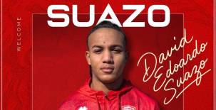 El hijo mayor de David Suazo cambió de aires en el fútbol de Italia.