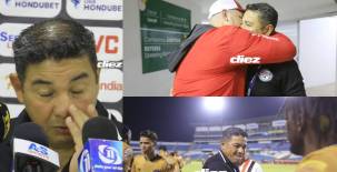 Chato Padilla celebró de forma eufórica la permanencia en primera división y lloró. Fotos Moisés Valenzuela.