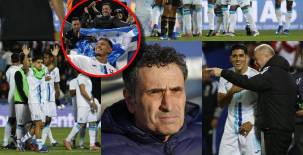 Honduras logró un empate en el primer partido de la nueva era, contundente decisión de José Molina en el segundo tiempo y el héroe del empate de la Bicolor. ¡Bonito gesto de Luis Vega! (FOTOS: EFE)