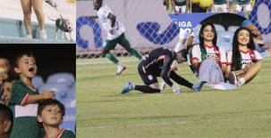 Marathón y Platense se enfrentaron en un partidazo desarrollado en el estadio Olímpico por la jornada 5 de la Liga Hondubet. Fotos Neptalí Romero.