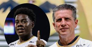 Ricardo Valiño, técnico del Inter Bogotá, reconoce el gran talento que tiene Dereck Moncada, quien llegó procedente del Olimpia. Fotos cortesía Inter Bogotá.