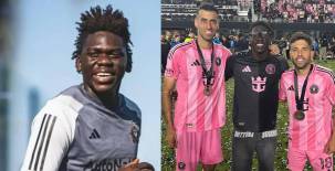 Lesther García lleva cuatro años formándose en la academia del Inter Miami y sigue los pasos de David Ruiz. Fotos cortesía.