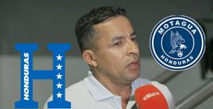 Iván Guerreo presenció el juego entre Olancho FC y Motagua, salió decepcionado por lo mostrado. Foto José Aníbal Vázquez.