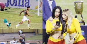 El Marathón goleó por 3-0 a Platense en la tercera fecha de la triangular del torneo Apertura de la Liga Nacional de Honduras. Fotos Neptalí Romero y Mauricio Ayala.