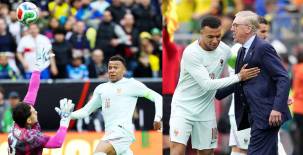 Mbappé fue figura en el encuentro donde se midió a su compañero del Real Madrid, Vinicius. Fotos cortesía.