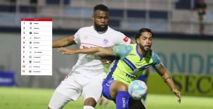 Un juego con cuatro goles se vivió en las pampas olanchanas. Foto Marvin Salgado.