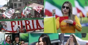 Aficionados de ambos equipos llegaron al Yankel Rosenthal, las hermosas aficionadas que robaron suspiros y el exfutbolista que sorprendió en la previa: así fue el ambientazo en la previa del Marathón-Real España.