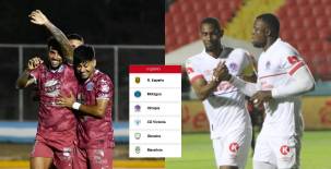 Motagua remontó para vencer a Juticalpa FC en la jornada 8 del torneo Clausura y Olimpia fue más que CD Choloma. FotoS José Aníbal Vázquez y Alex Pérez.