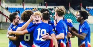 USA celebra su boleto al Mundial que se realizará en Qatar este 2026. Foto cortesía Concacaf.