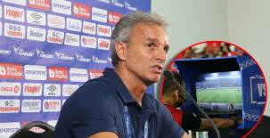 Pablo Lavallén se desahogó en la conferencia de prensa luego de perder ante Olimpia en la segunda jornada de las triangulares.