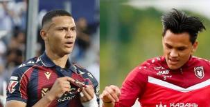 Kervin Arriaga y Denil Maldonado, dos legionarios catrachos en acción este fin de semana. Fotos cortesía.