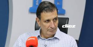 Jorge Salomón, presidente de la Federación de Fútbol de Honduras, en plena entrevista con DIEZ. Foto Marvin Salgado.