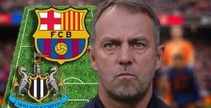 Hansi Flick tiene 5 bajas en su plantilla y así se perfila el XI titular del Barcelona para enfrentar aNewcastle en el juego de ida de los octavos de final de la Champions League.