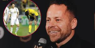 El entrenador del LAFC, Marc do Santos, habló en conferencia de prensa sobre el partido de vuelta que sostendrá este martes frente al Real España y advirtió que saldrán con todas las figuras. Fotos cortesía LAFC