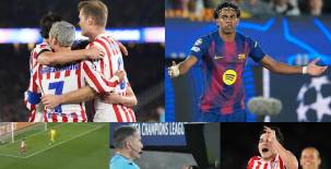Barcelona fue perjudicado por el arbitraje en la Champions League, el señalado por la derrota de los culés y la humillación de Atlético de Madrid en el Camp Nou. (FOTOS: EFE)