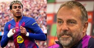 El entrenador culé se rindió ante la mejoría y el actual nivel de Lamine Yamal en el conjunto culé.