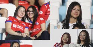 Las hermosas hinchas del León se hicieron presentes al estadio Nacional Chelato Uclés para el juego de la fecha 2 del grupo A por las triangulares del torneo Clausura de la Liga Nacional de Honduras. Fotos Erick Castillo y Alex Pérez.