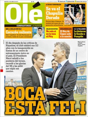Podrían ser castigadas las barras bravas; Boca Juniors de aniversario