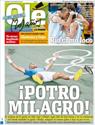 PORTADAS: Lo que el mundo amaneció diciendo este domingo 14 de agosto&nbsp;&nbsp;