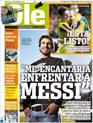 Las mejores portadas de este domingo 22 de noviembre de 2015