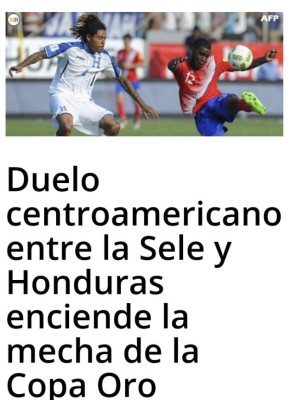 ¡Atención! Esto dice la prensa tica del duelo de esta noche ante Honduras