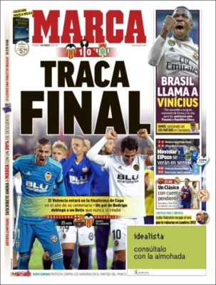 Las portadas por el mundo: En Barcelona ya piensan en el 'triplete' previo al clásico