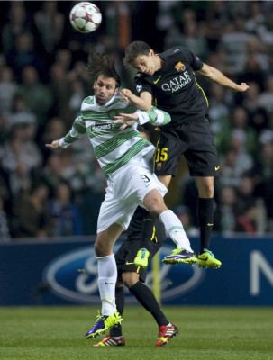 El Celtic de Emilio Izaguirre no pudo esta vez contra el Barça