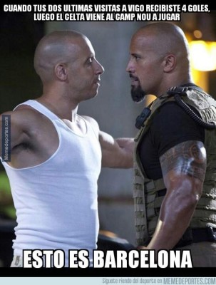 Barcelona aplasta al Celta de Vigo y los memes arremeten contra Cristiano