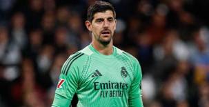 Thibaut Courtois no pudo terminar la eliminatoria contra el Manchester City.