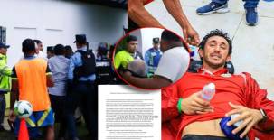 Hijo del presidente de Olancho FC agredió a Keosseián y jugadores golpearon al cuerpo técnico del Marathón, detalla comisario