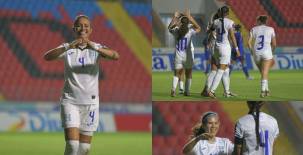 Allyson Reed al minuto 8, Alexandra Merriam al 60’, Bárbara Murillo al 69’ y Jazlyn Sánchez al 85, fueron las goleadoras. Foto: José Aníbal Vasquez.