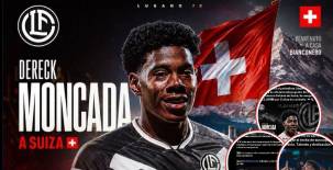 Periodistas y portales internacionales han volcado su mirada hacia Dereck Moncada tras anunciarse su traspaso a la primera división de Suiza.