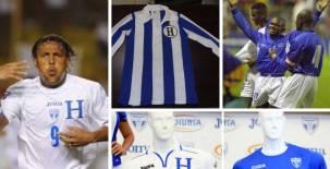 Una a una: Estos son todos los uniformes que ha utilizado la Selección de Honduras con el paso de los años en las eliminatorias y otros torneos, así como en los Mundiales.