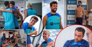Algunos jugadores a los que Xavi les comunicó que no se presentaran a la pretemporada para que buscaran un nuevo club desoyeron al técnico. (Fotos FC Barcelona)