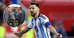 Jugador de Jamaica llegó al vestuario de Argentina a pedir una camiseta de Messi y se marchó humillado
