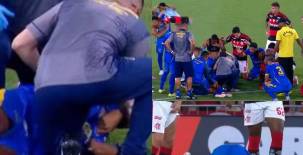 Imágenes sensibles: se desplomó, empezó a convulsionar y jugadores rezaron a su alrededor