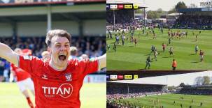 York City asciende en un final de locura tras empatar con Rochdale