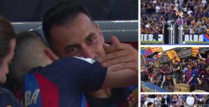 Barcelona le dijo adiós de manera oficial a Jordi Alba y Sergio Busquets. En el Camp Nou se le brindó un gran homenaje a las dos leyendas del club.