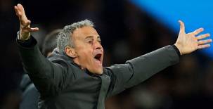 Luis Enrique ha visto como desde la Liga Española han atacado a su PSG.
