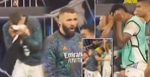 Los gestos de Benzema y Casemiro desatado: el video inédito de cómo sufrió el banquillo del Real Madrid los minutos finales ante el City