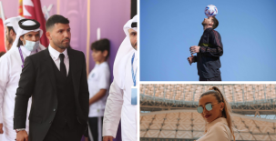 Kun Agüero y sus locuras en Qatar: Dardo a los que silban a Messi, la jocosa broma a taxista y el elogio a la periodista Morena Beltrán