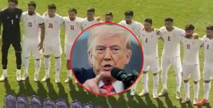 Los jugadores de Irán protestaron ante Donald Trump...