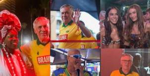 Ancelotti disfrutó en primera línea del Carnaval de Salvador, en Brasil.